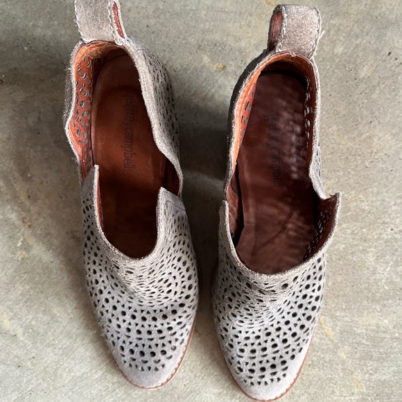 Jeffery Campbell Perforated Suede Ankle Boots - Picture 5 of 5